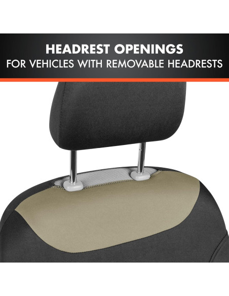 Cubiertas de Asientos de Coche BDK Turismo Beige Juego Completo