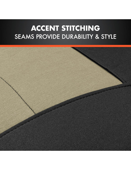 Cubiertas de Asientos de Coche BDK Turismo Beige Juego Completo