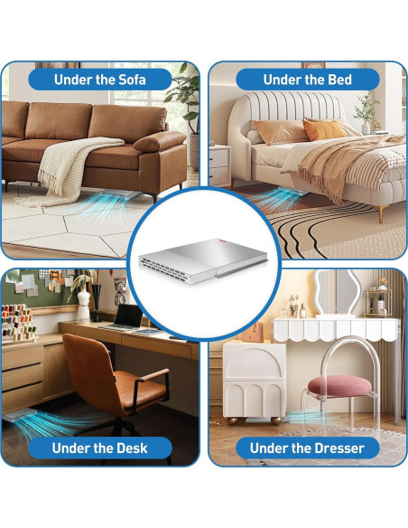 Extensor de Ventilación Hometu 32x12 cm Ajustable Aluminio