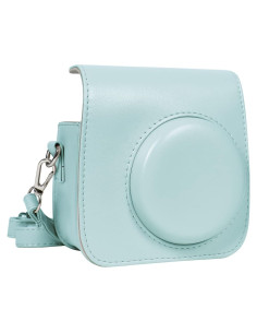Funda para cámara MOSISO Instax Mini 7+ cuero PU verde menta