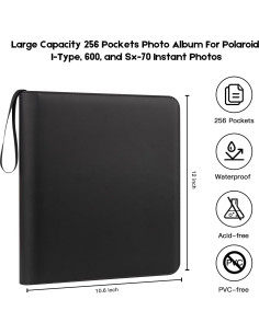 Álbum de Fotos 256 Bolsillos Fujifilm Instax y Polaroid 2