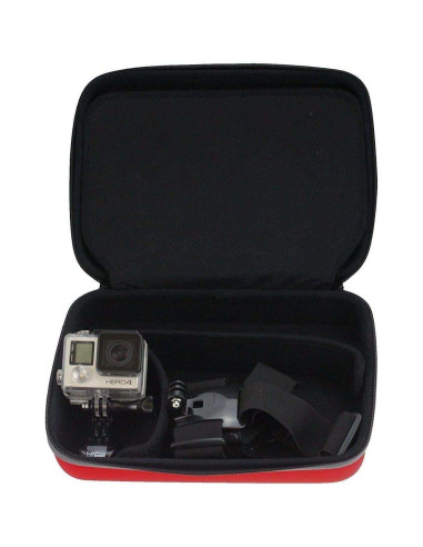 Funda Dura Navitech Roja para Cámara de Acción Midland H9 PRO