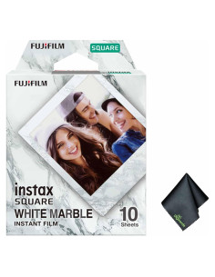 Película Instantánea FUJIFILM INSTAX SQUARE Mármol Blanco 10 Hojas