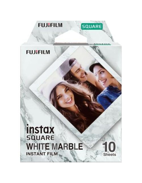 Película Instantánea FUJIFILM INSTAX SQUARE Mármol Blanco 10 Hojas