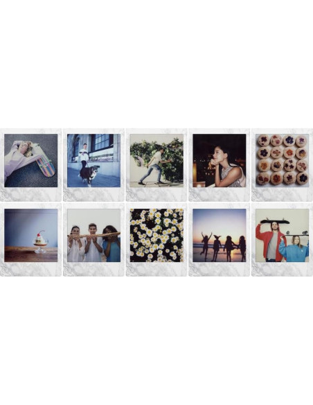 Película Instantánea FUJIFILM INSTAX SQUARE Mármol Blanco 10 Hojas