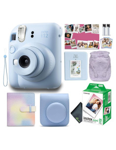 Cámara Instantánea Fujifilm Instax Mini 12 Azul Pastel + Accesorios