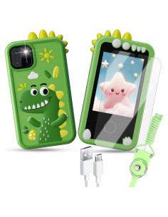 Teléfono Inteligente para Niños WINWEND 2.5" Verde HD Doble Cámara