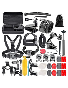 Kit de Accesorios para Cámara de Acción Navitech 50-en-1