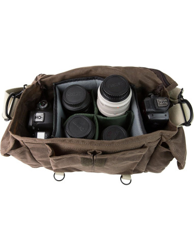 Funda para cámara Domke F-2 Classic Waxwear Marrón