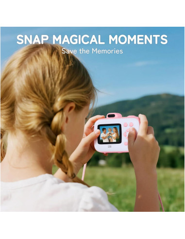 Cámara Instantánea para Niños MAVOKIS DC5033 Rosa 1080P HD