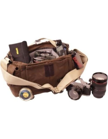 Funda para cámara Domke F-2 Classic Waxwear Marrón