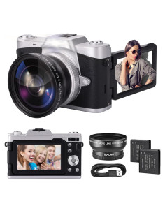 Cámara Digital Compacta Novzzovaz DC900 4K 48MP Pantalla 3''