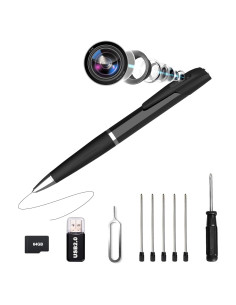 Cámara Espía Bextgoo V16-01, Pluma Oculta 1080P HD con 64GB