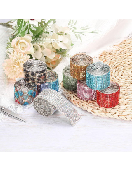 Cinta de Diamante Autoadhesiva MECCANIXITY 90cm Dorado