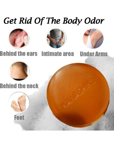 Jabón Hecho a Mano KAWASHIKI Caqui Japonés 100g - Eliminador Olores