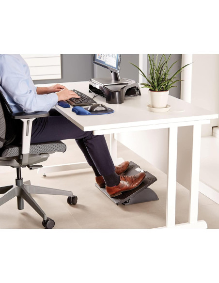 Reposapiés Ajustable Fellowes Office Suites 10.5-14.3 cm Negro