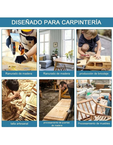 Mesa de Inserción Fafeicy para Router de Aluminio 23.5x12cm