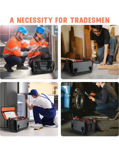 Bolsa de Herramientas FUZVOL Impermeable 2.19 kg 39.88x21.08x23.88 cm