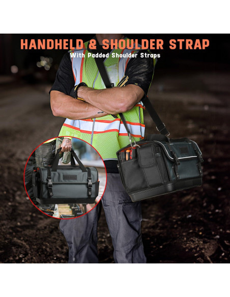 Bolsa de Herramientas FUZVOL Impermeable 2.19 kg 39.88x21.08x23.88 cm