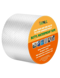 Cinta de Sello de Butilo SUNLL 10 cm x 5 m Impermeable