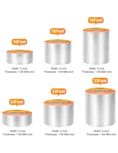 Cinta de Sello de Butilo SUNLL 10 cm x 5 m Impermeable 2