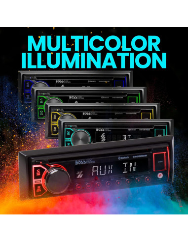 BOSS Audio 595BRGB Estéreo Automóvil Bluetooth CD USB