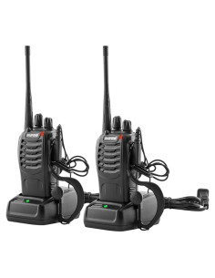Walkie Talkies Baofeng BF-888S Recargables 2 Paquete 1500mAh