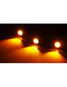 Kit de Iluminación LED Frontal Amarillo iJDMTOY 3 Piezas 2