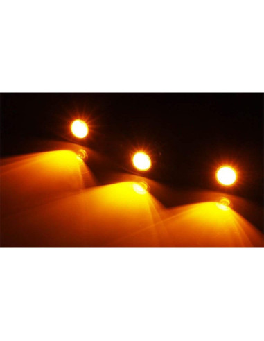 Kit de Iluminación LED Frontal Amarillo iJDMTOY 3 Piezas