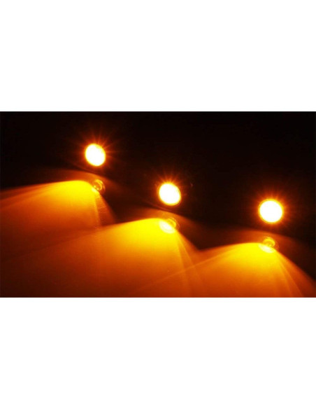 Kit de Iluminación LED Frontal Amarillo iJDMTOY 3 Piezas