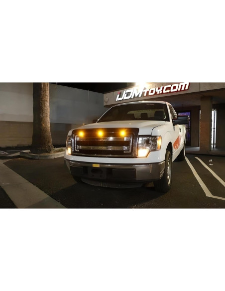 Kit de Iluminación LED Frontal Amarillo iJDMTOY 3 Piezas