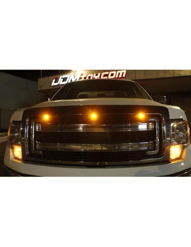 Kit de Iluminación LED Frontal Amarillo iJDMTOY 3 Piezas