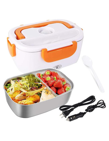 Caja de Almuerzo Eléctrica axGear 1.5L 40W Doble Uso 12V/110V