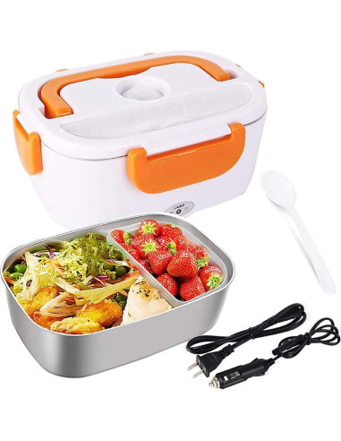 Caja de Almuerzo Eléctrica axGear 1.5L 40W Doble Uso 12V/110V