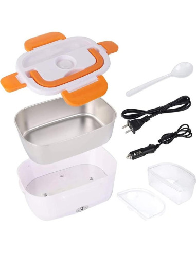 Caja de Almuerzo Eléctrica axGear 1.5L 40W Doble Uso 12V/110V