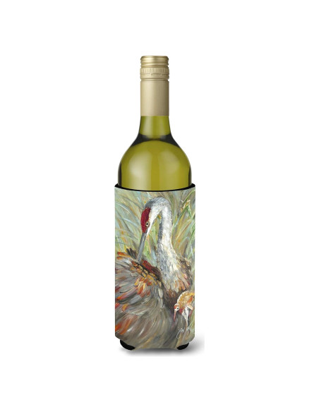 Hugger de Botella de Vino Caroline's Treasures 750 ml Grulla