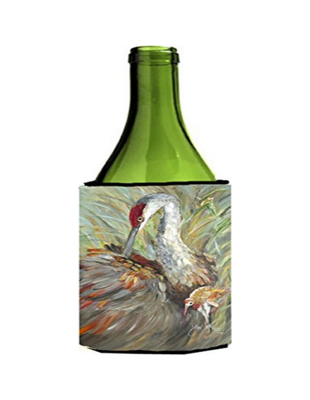 Hugger de Botella de Vino Caroline's Treasures 750 ml Grulla