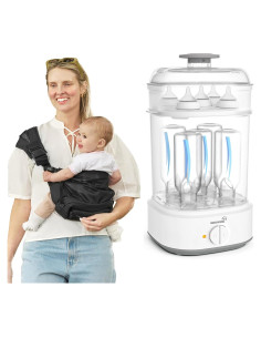 Esterilizador de Botellas Grownsy 8 Minutos 360 Desinfección