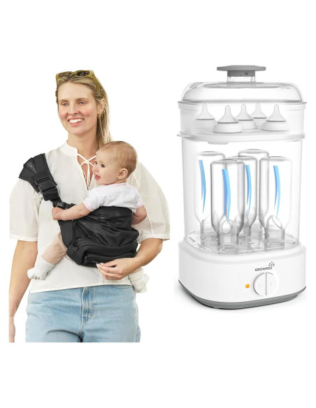 Esterilizador de Botellas Grownsy 8 Minutos 360 Desinfección