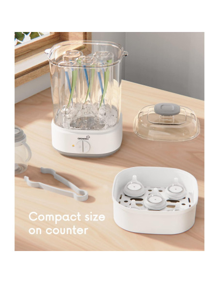 Esterilizador de Botellas Grownsy 8 Minutos 360 Desinfección