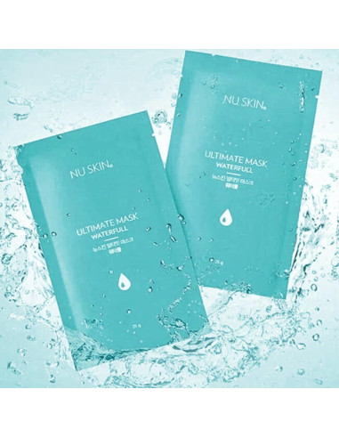 Máscara Facial Hidratante Nu Skin Ultimate Waterfull - 8 Unidades