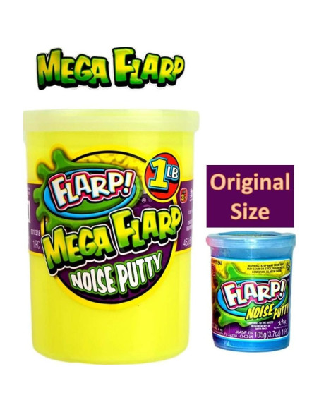 Putty Antiestrés Mega Flarp 0.45 kg JA-RU Aromatizado