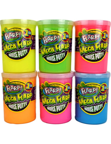 Putty Antiestrés Mega Flarp 0.45 kg JA-RU Aromatizado