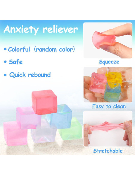 24 Mini Bolas de Estrés JOFONY para Alivio de Ansiedad