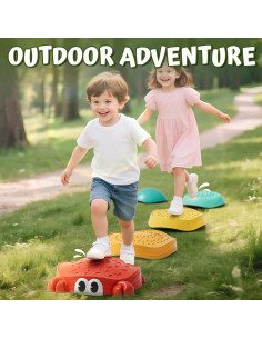 Piedras de Salto Antideslizantes Lehoo Castle para Niños 1-3 Años 2