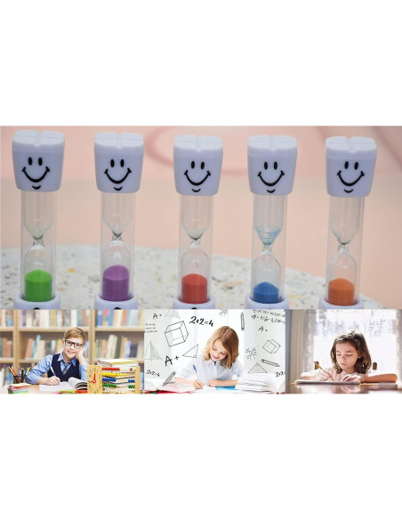 Juego de 8 Temporizadores de Arena 2 Minutos Yuronam Coloridos