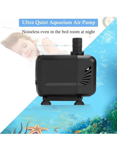 Lámpara de burbujas LED MUHI 120 cm con peces flotantes