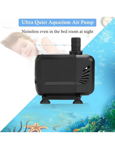 Lámpara de burbujas LED MUHI 120 cm con peces flotantes