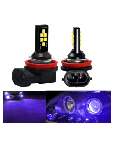 Bombillas LED de Niebla ILUMINACIÓN SOCAL H11 H8 2400 Lúmenes