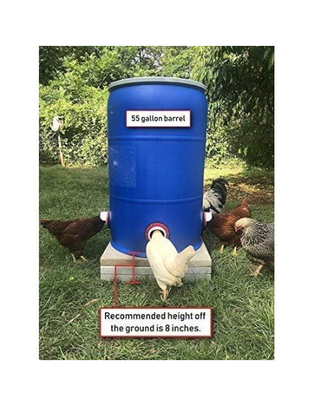 Kit Alimentador y Bebedero Pollo RentACoop - 6 Puertos Grandes Kit Alimentador y Bebedero Pollo RentACoop - 6 Puertos Grandes